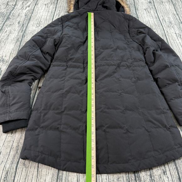 Eddie Bauer Jacket Parka EB 650 Winter Coat Black Down Filled Cold Weather XS - Picture 13 of 15